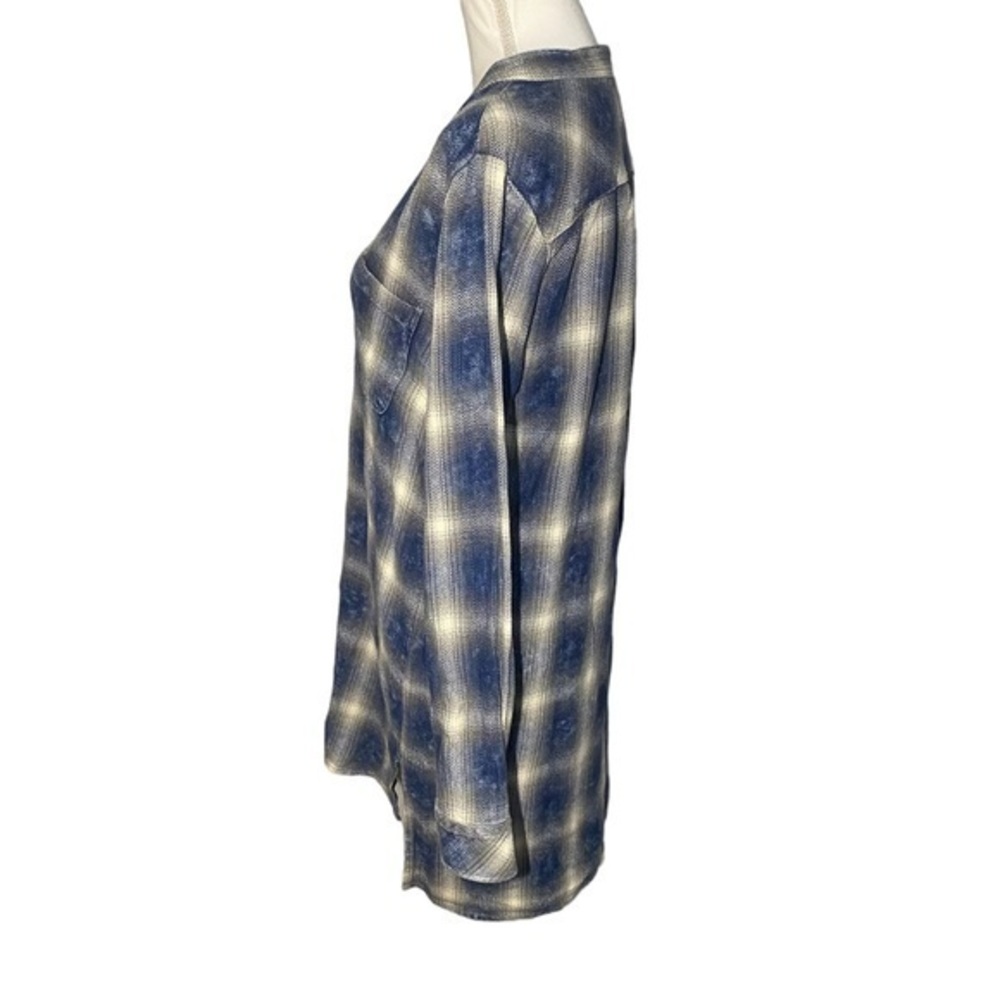 Dylan Plaid Flannel Tunic Top Dress Long Sleeves‎ - Picture 3 of 8